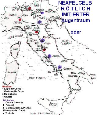 Karte Napoli-Reise